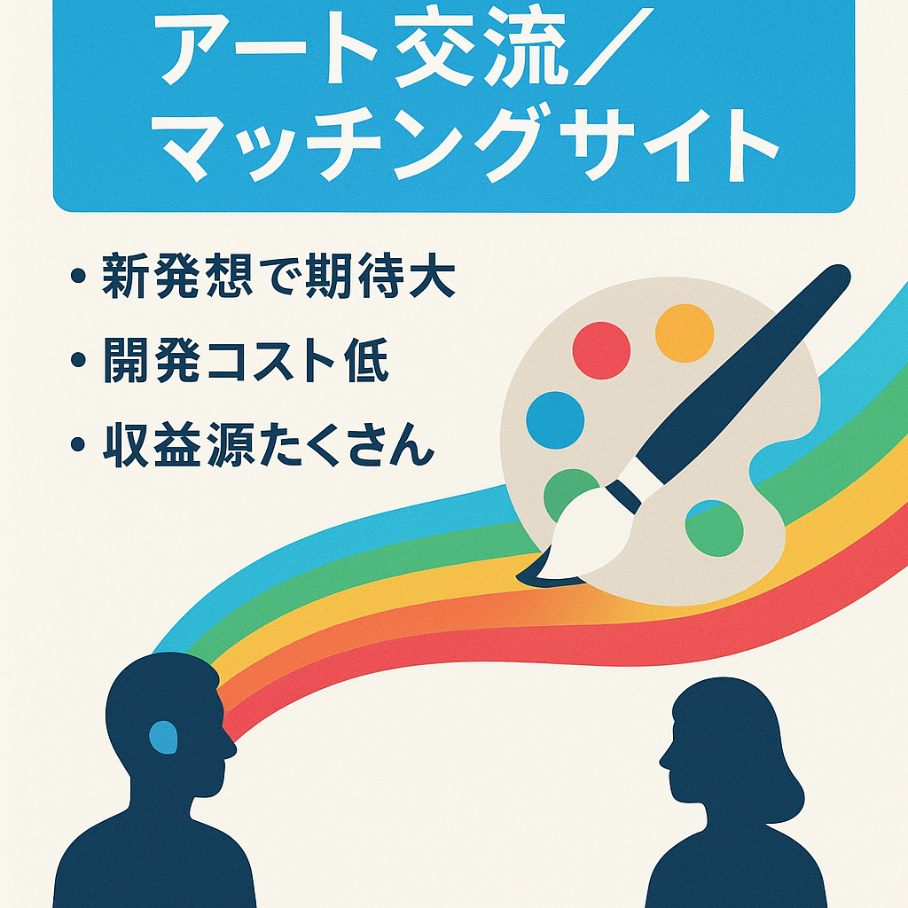 【金額交渉可】アーティストやアート好きな人たちが交流できるマッチングサイト