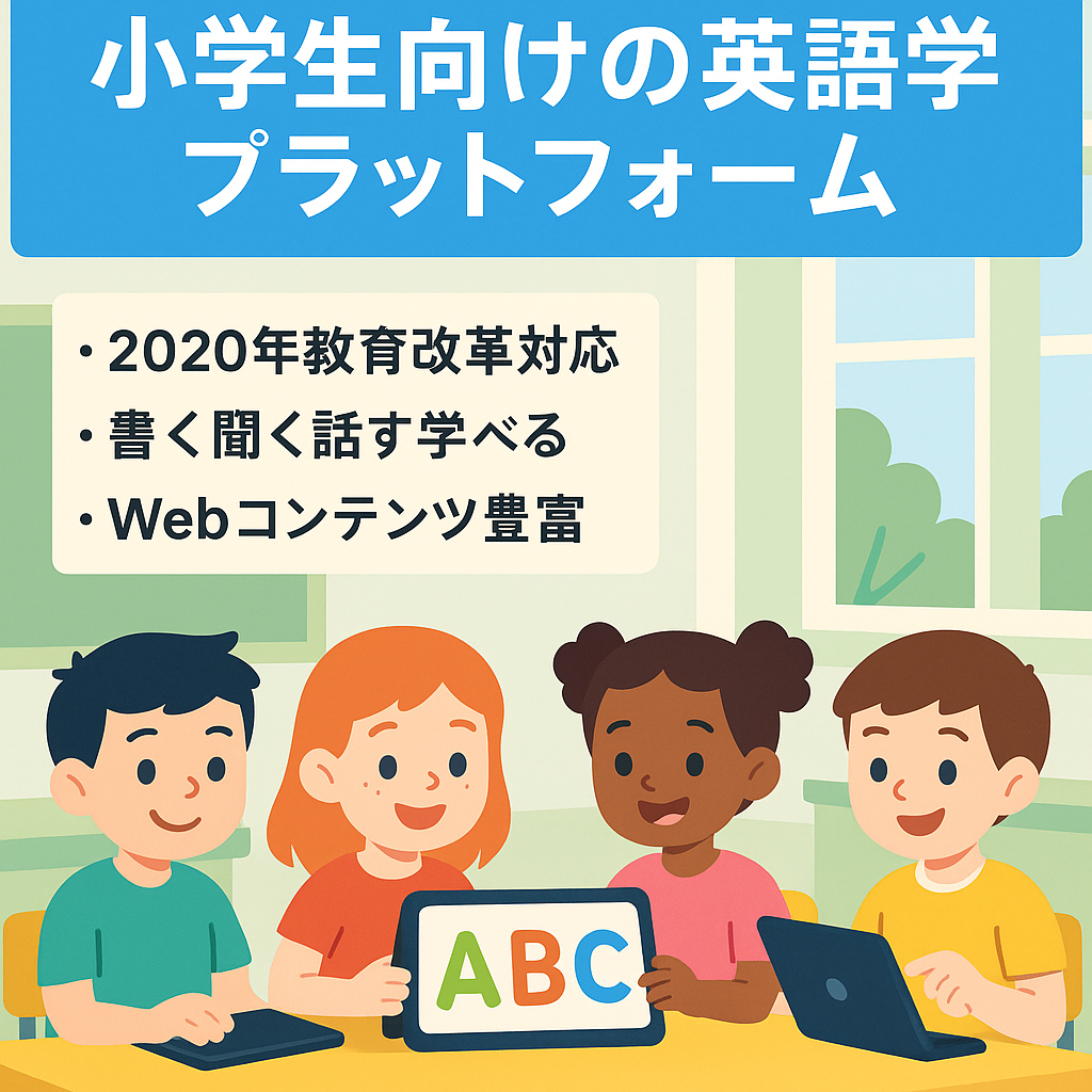 小学生向けの英語学習プラットフーム
