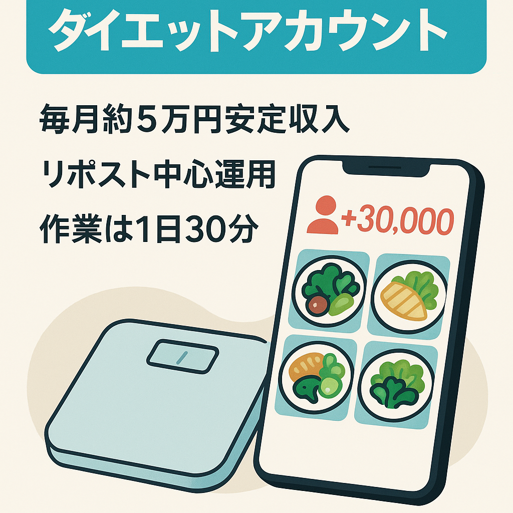 【インスタフォロワー数約3万人】ダイエットアカウント