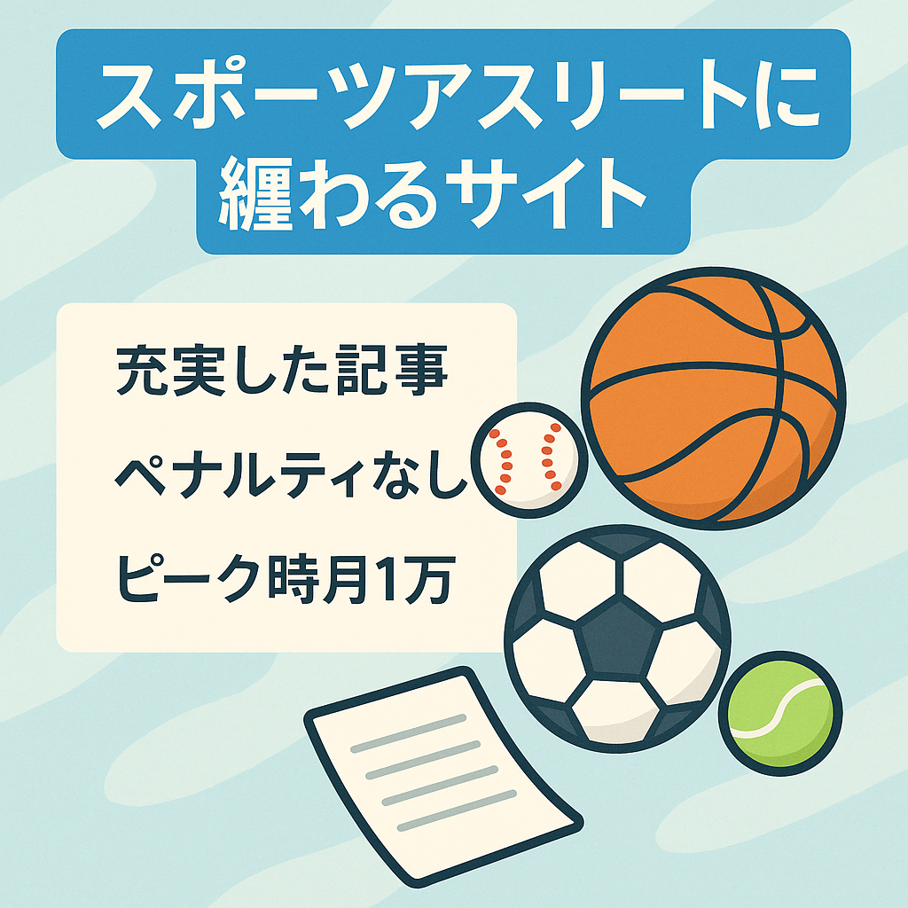 スポーツアスリートに纏わるサイト