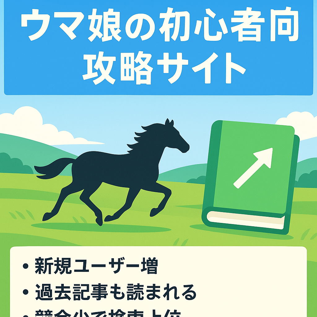 ウマ娘の初心者向け攻略サイト
