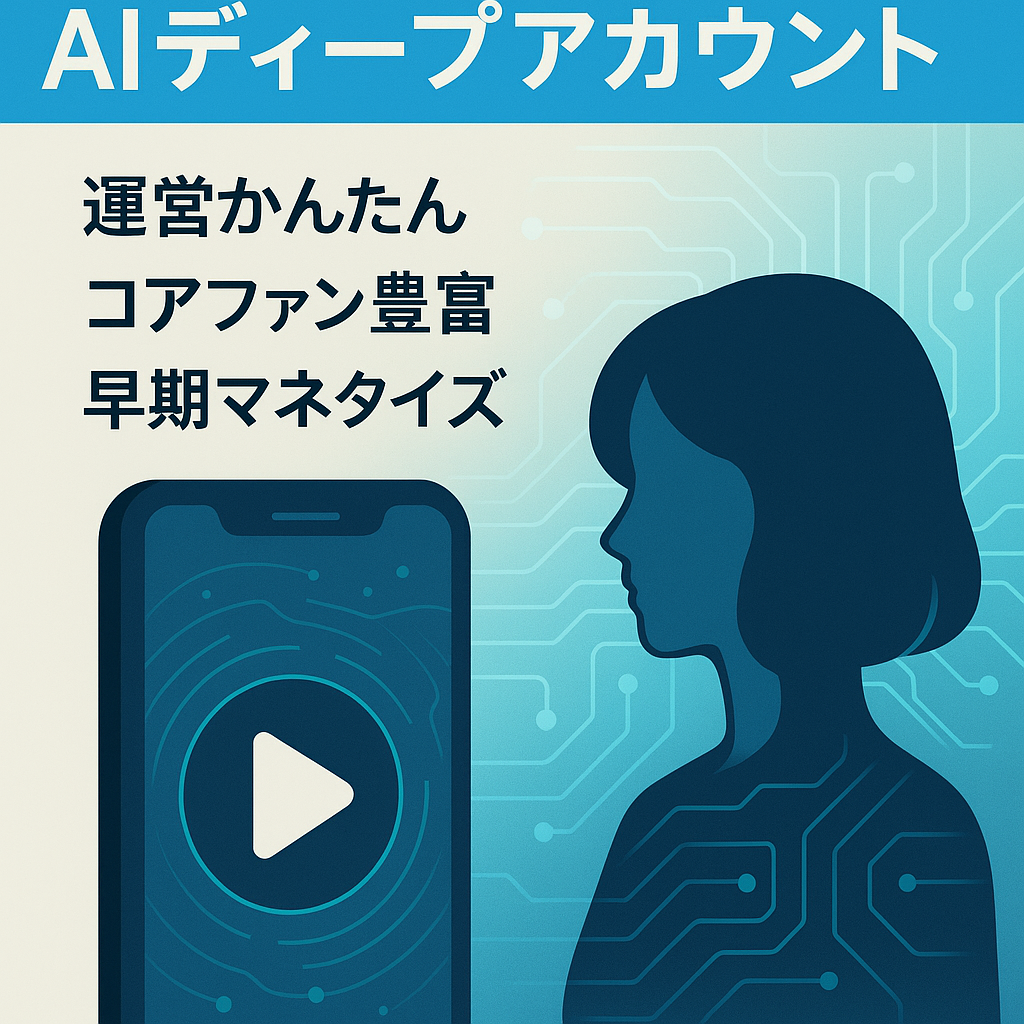 【11投稿で総再生数36万回越え】裏垢女子のAIディープフェイクTitokアカウント｜外注可能｜ディープフェイクマニュアルもセット